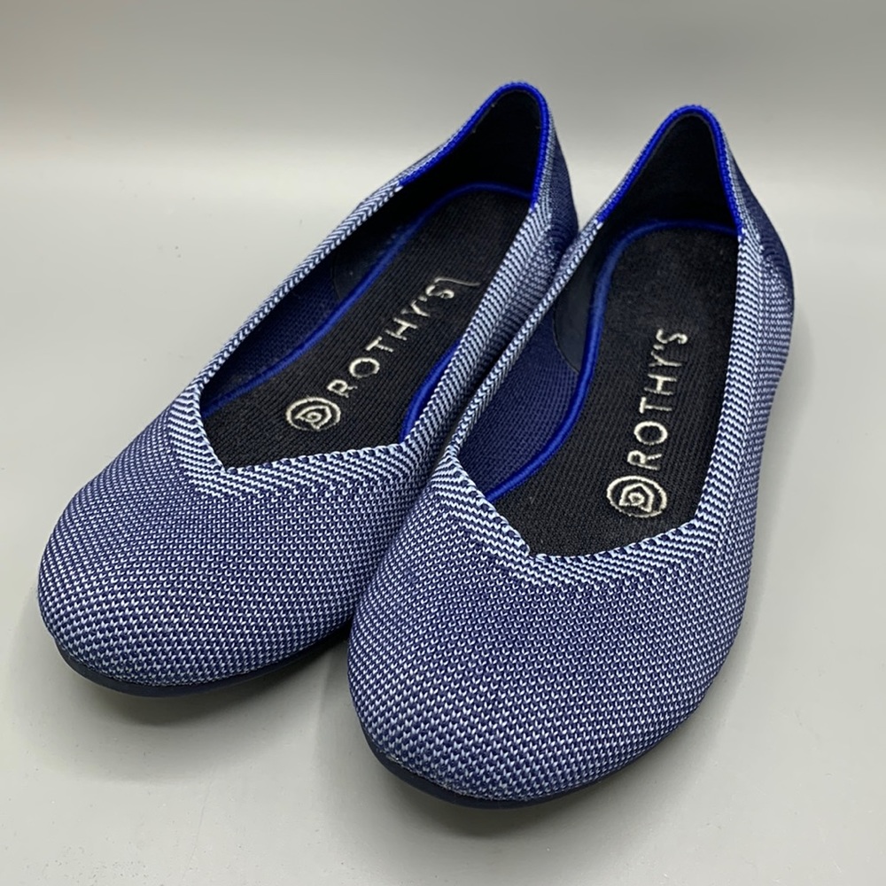 Rothy’s Flats Round Toe 6 Blue